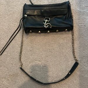Rebecca Minkoff black and gold cross body bag!